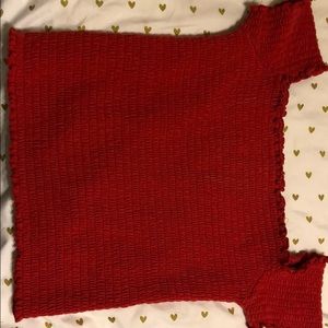 Hollister red tube top!!